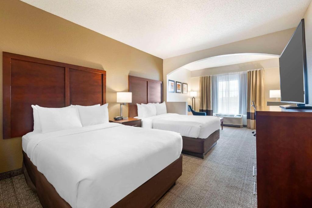 2 Double Beds, 1 Room Suite photo